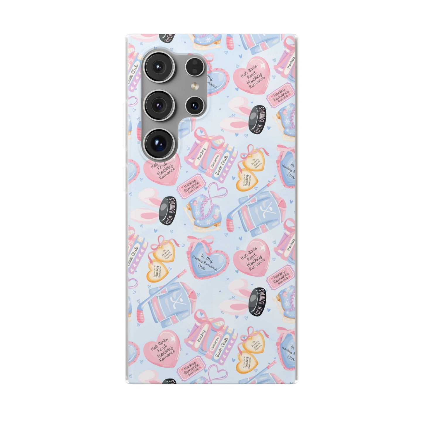 Hockey Romance Book Cute Girly Cases | Phone Case, Soft Protective Sleeve