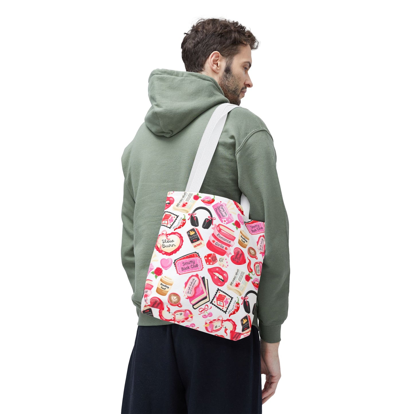 Slow Burn Romance Tote Bag | All Over Print