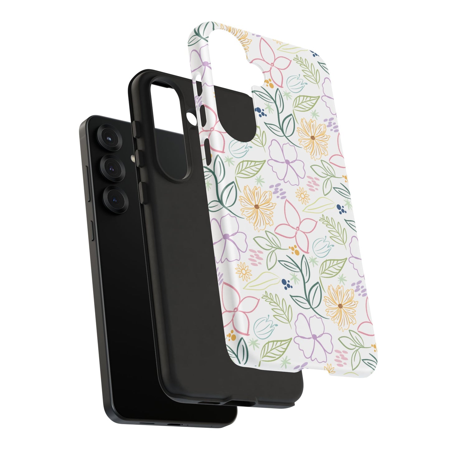 Pastel Floral Pattern Tough Case | Phone Protection, Spring Flowers