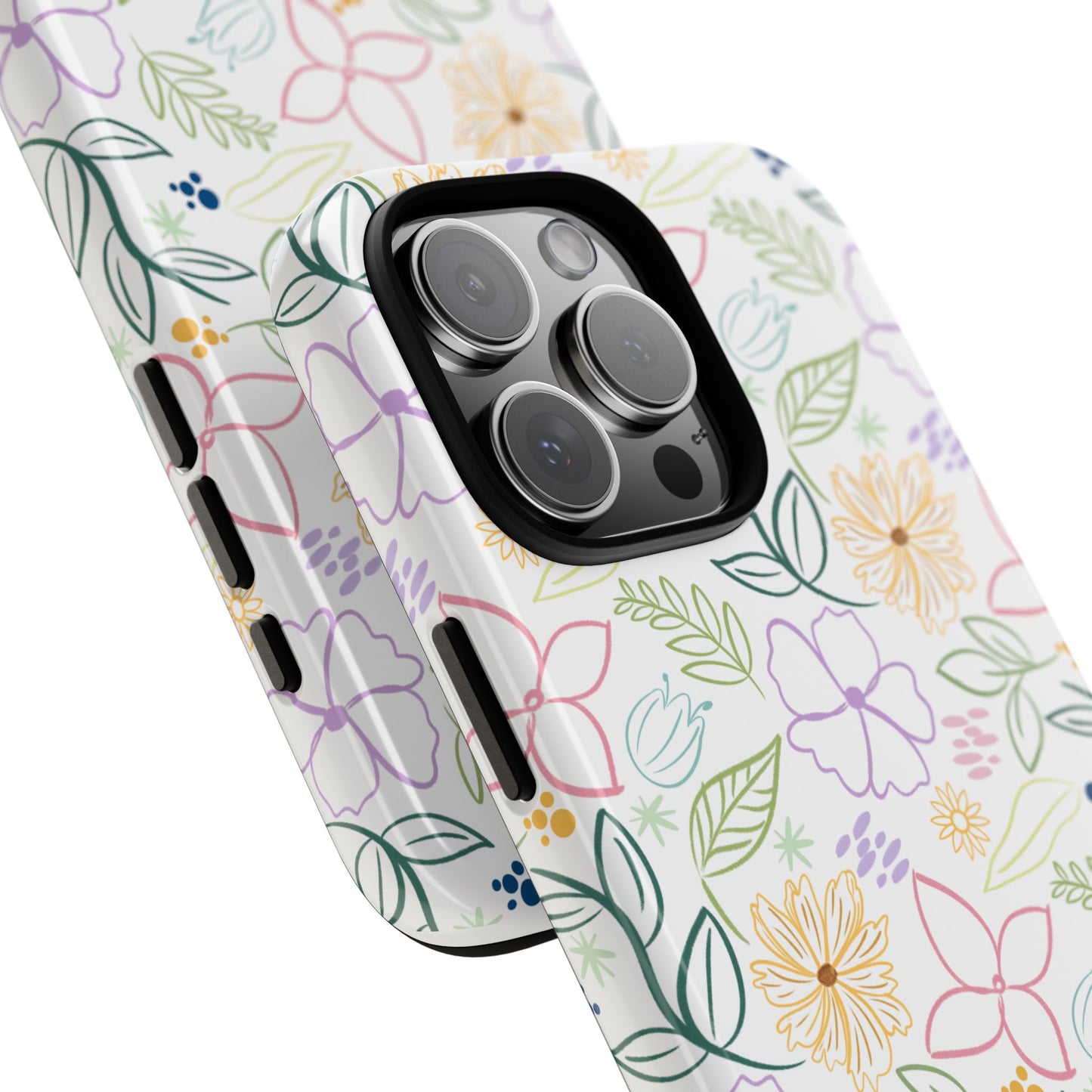 Floral Pastel Phone Case — Delicate Garden Pattern for Samsung & iPhone