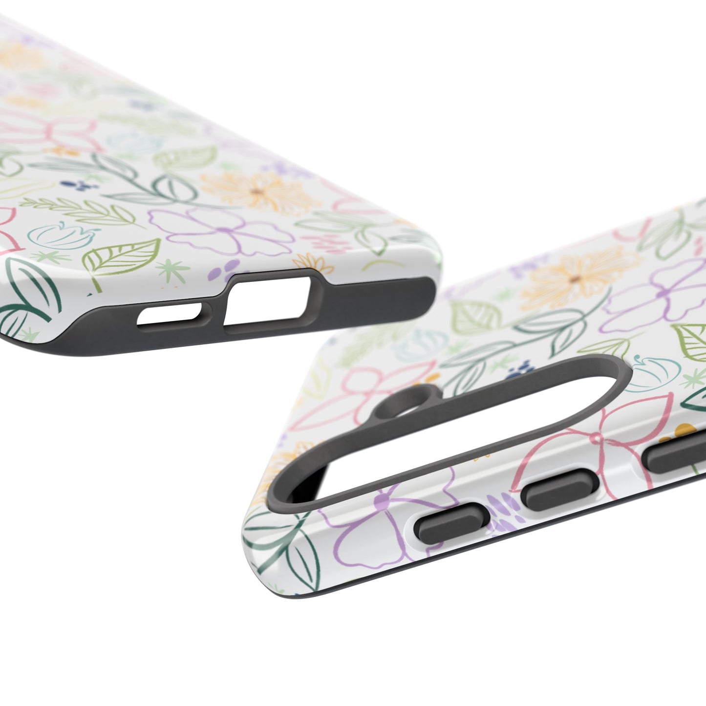 Floral Pastel Phone Case — Delicate Garden Pattern for Samsung & iPhone