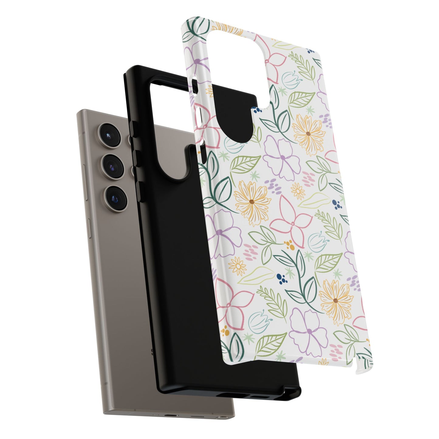 Pastel Floral Pattern Tough Case | Phone Protection, Spring Flowers