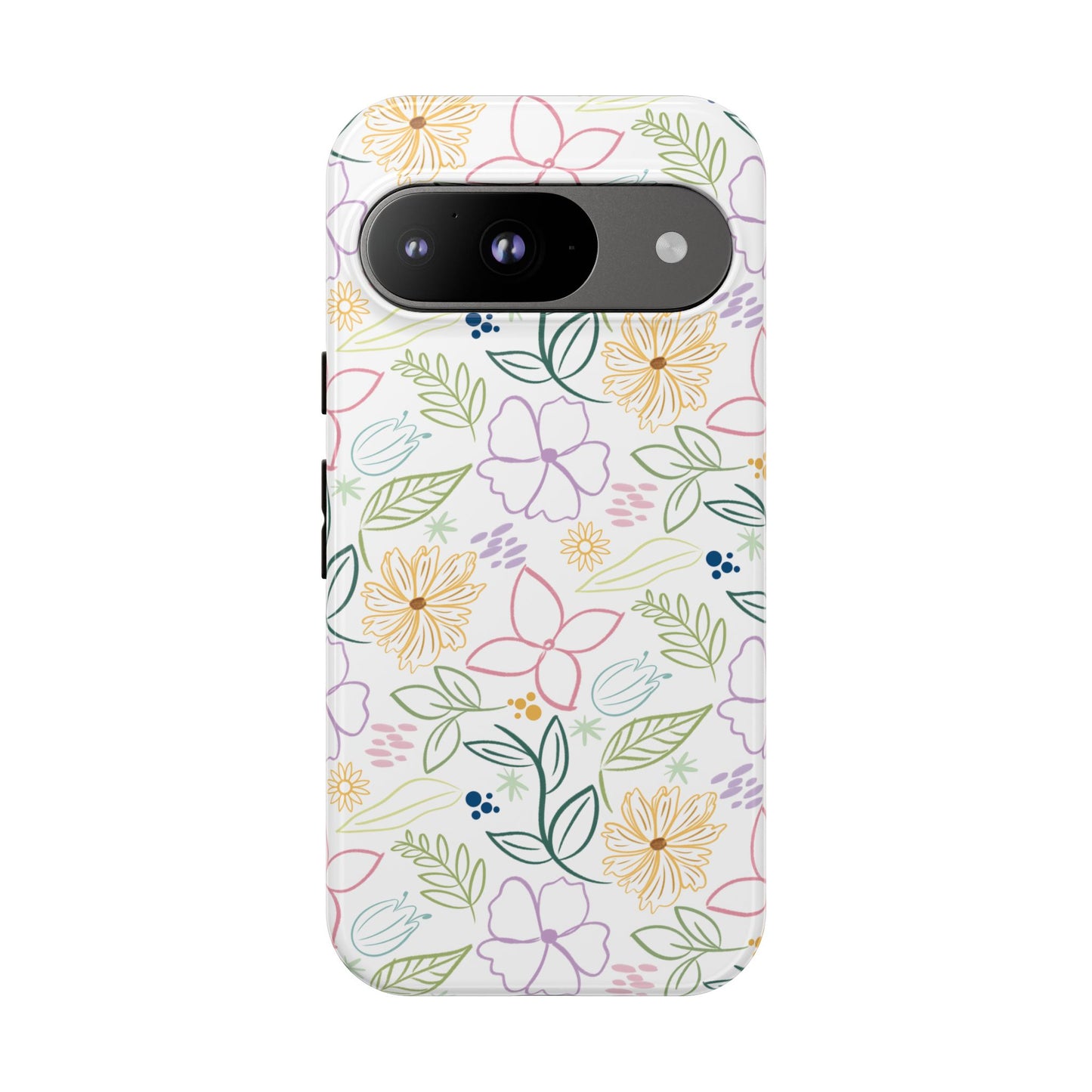 Pastel Floral Pattern Tough Case | Phone Protection, Spring Flowers