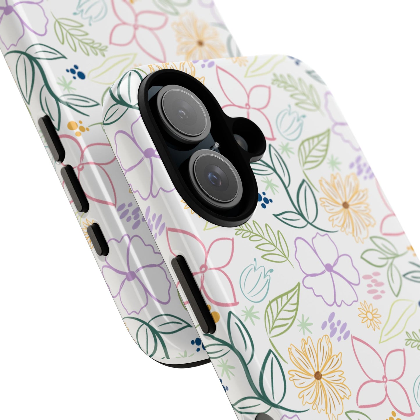Floral Pastel Phone Case — Delicate Garden Pattern for Samsung & iPhone