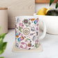 Cozy Hobbies Pattern Ceramic Mug | 11oz 15oz