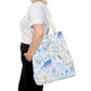 Cape Cod Book Club Tote Bag | AOP All-Over Print Booklover Tote