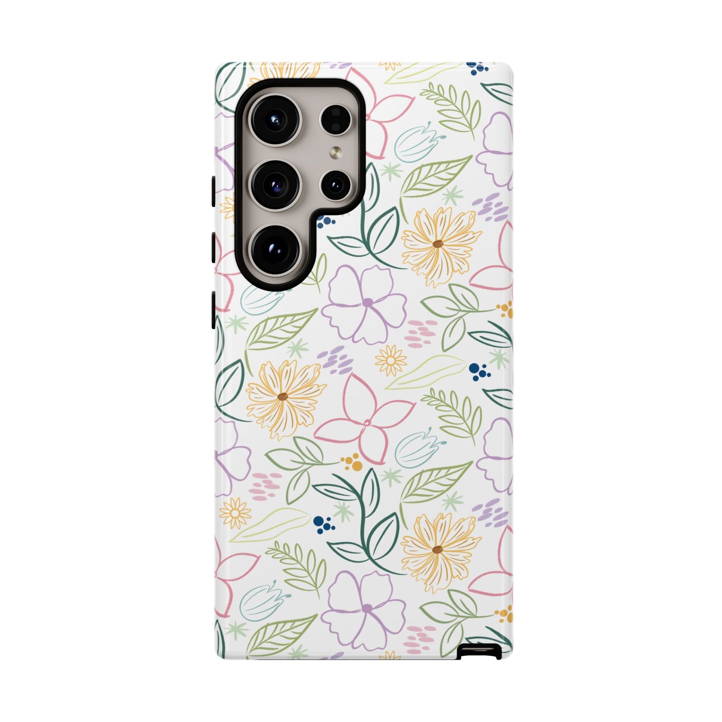 Pastel Floral Pattern Tough Case | Phone Protection, Spring Flowers
