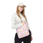 Pink Pickleball Tote Bag | All-Over Print, Sport Court Graphic