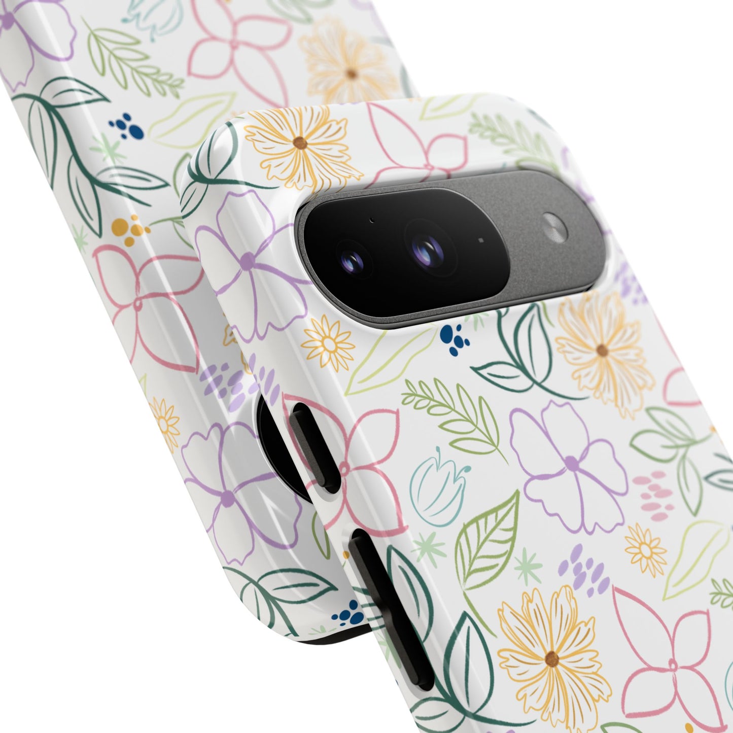 Floral Pastel Phone Case — Delicate Garden Pattern for Samsung & iPhone