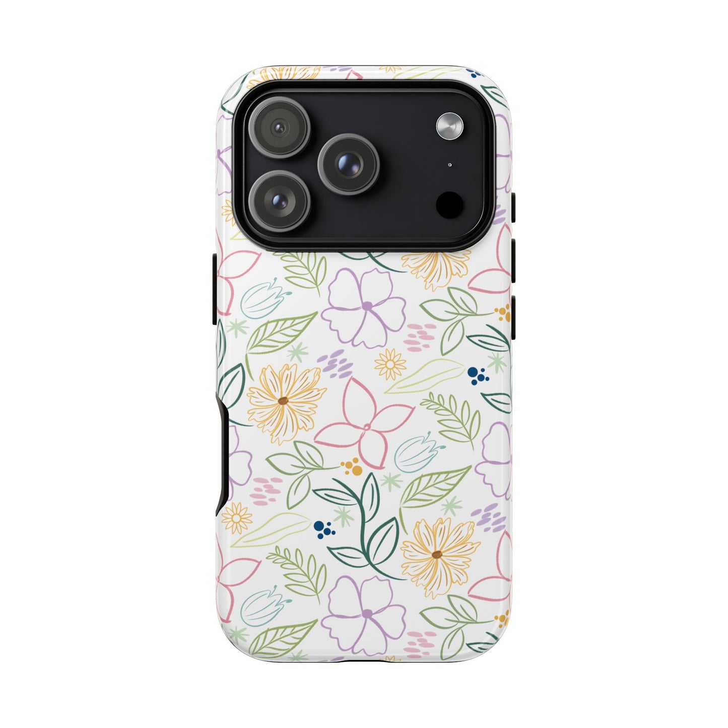 Pastel Floral Pattern Tough Case | Phone Protection, Spring Flowers