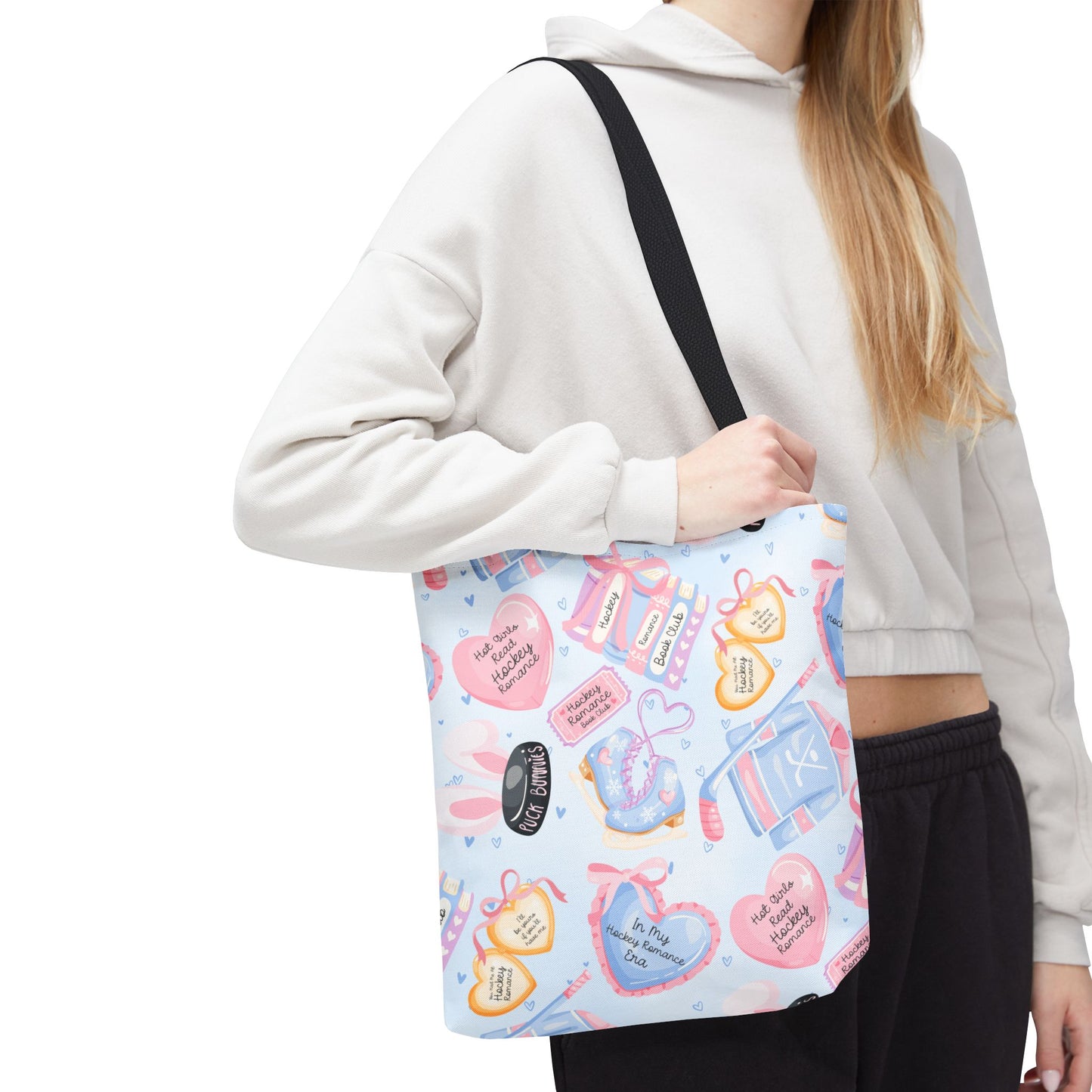 Cute Hockey Romance Tote Bag | Hockey Romance Books