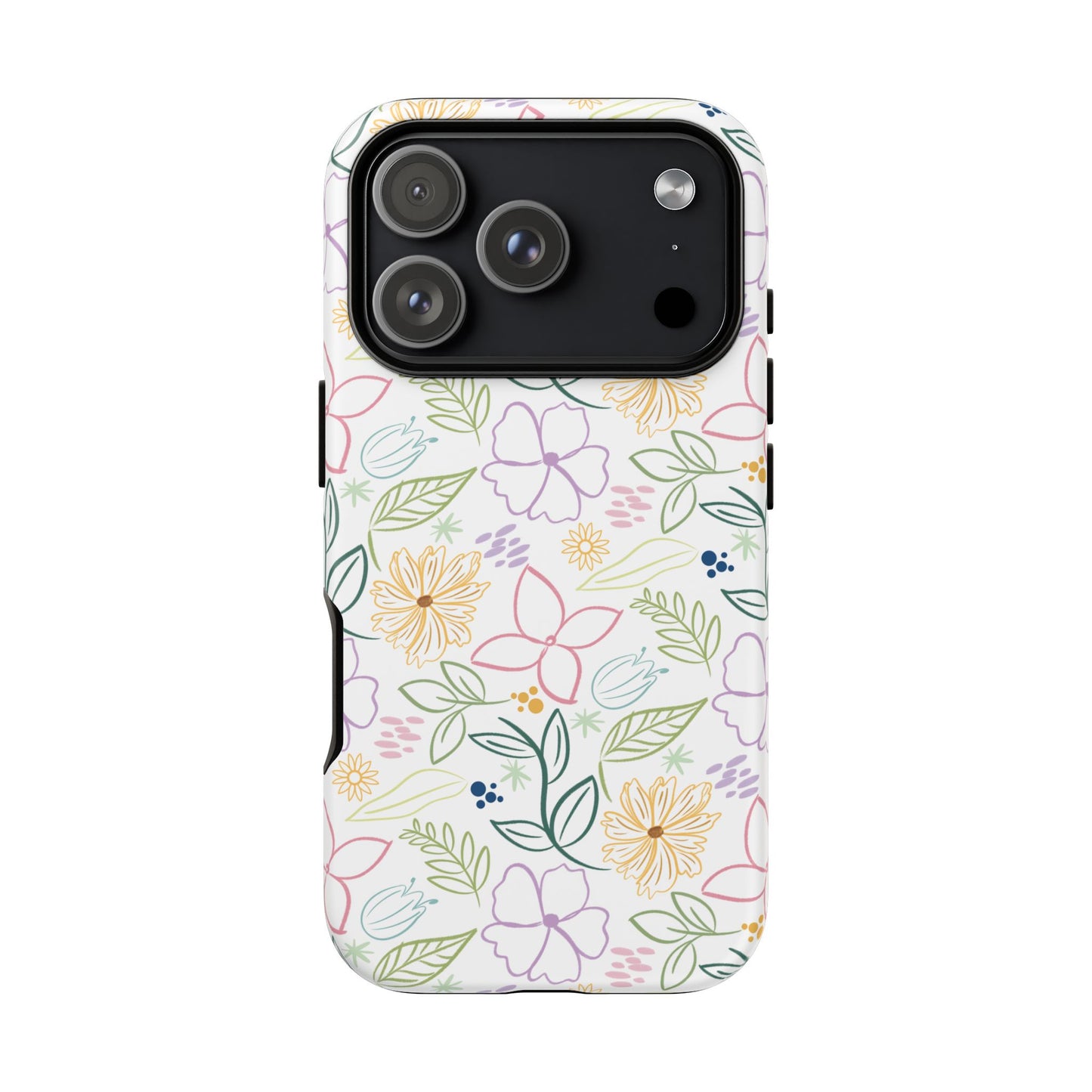 Pastel Floral Pattern Tough Case | Phone Protection, Spring Flowers