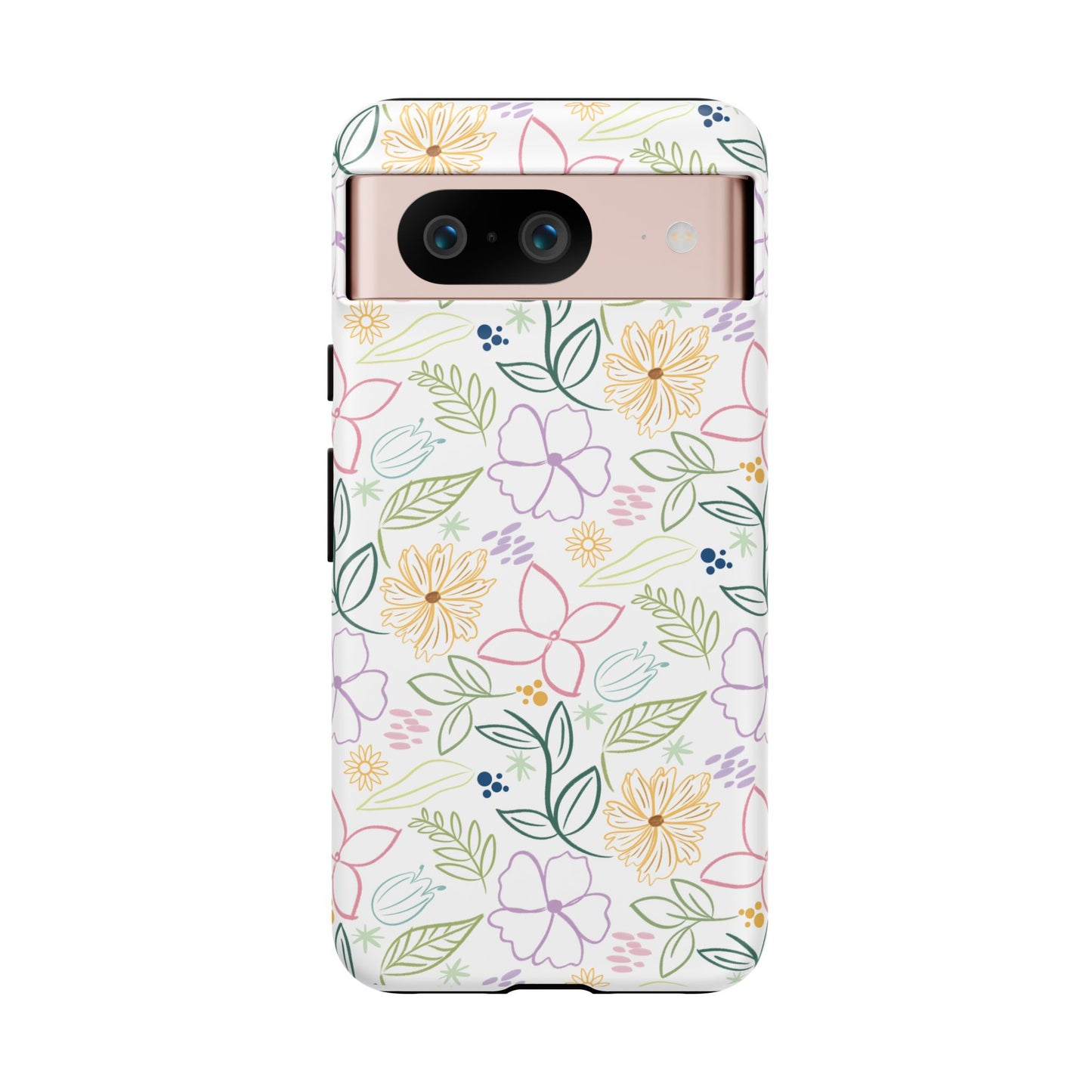 Pastel Floral Pattern Tough Case | Phone Protection, Spring Flowers
