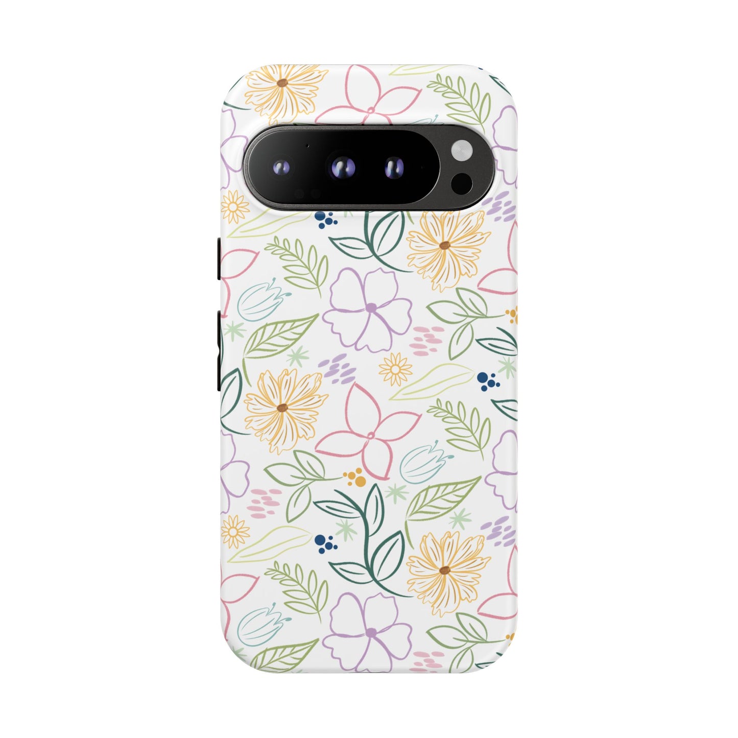 Pastel Floral Pattern Tough Case | Phone Protection, Spring Flowers