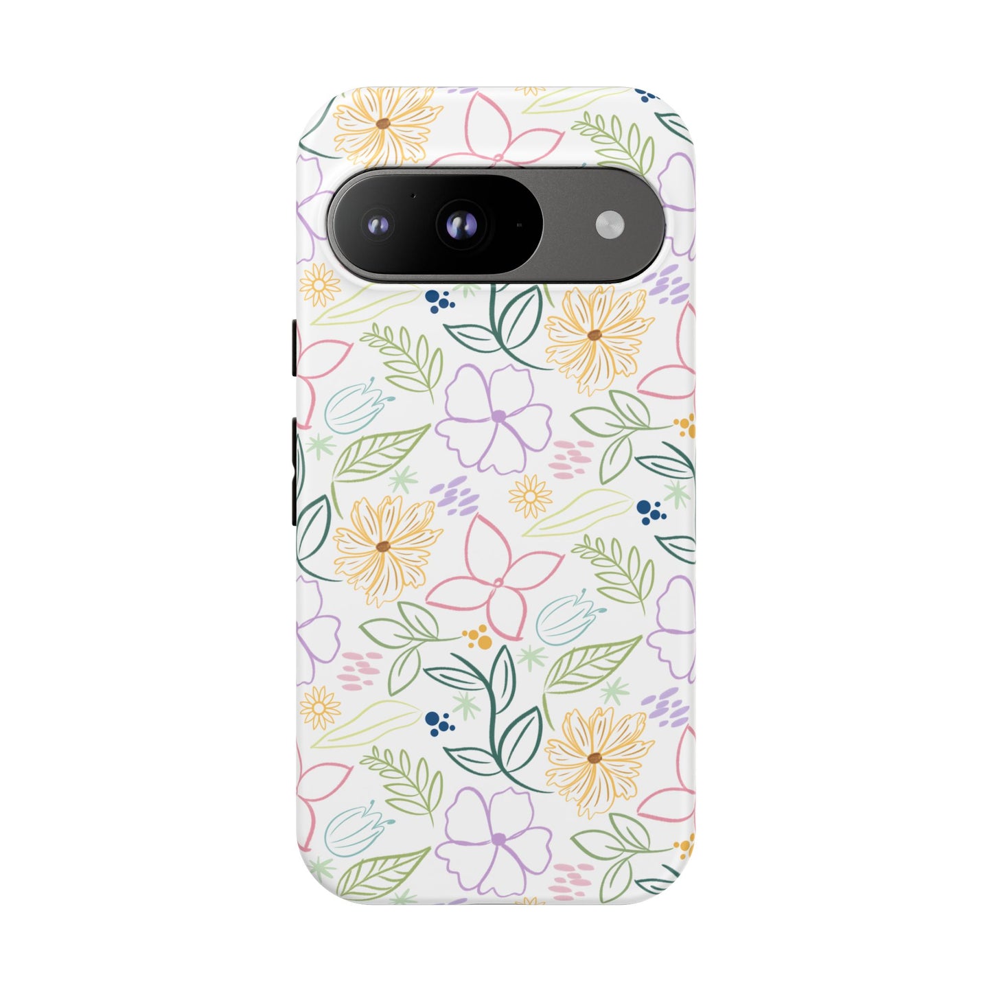Floral Pastel Phone Case — Delicate Garden Pattern for Samsung & iPhone