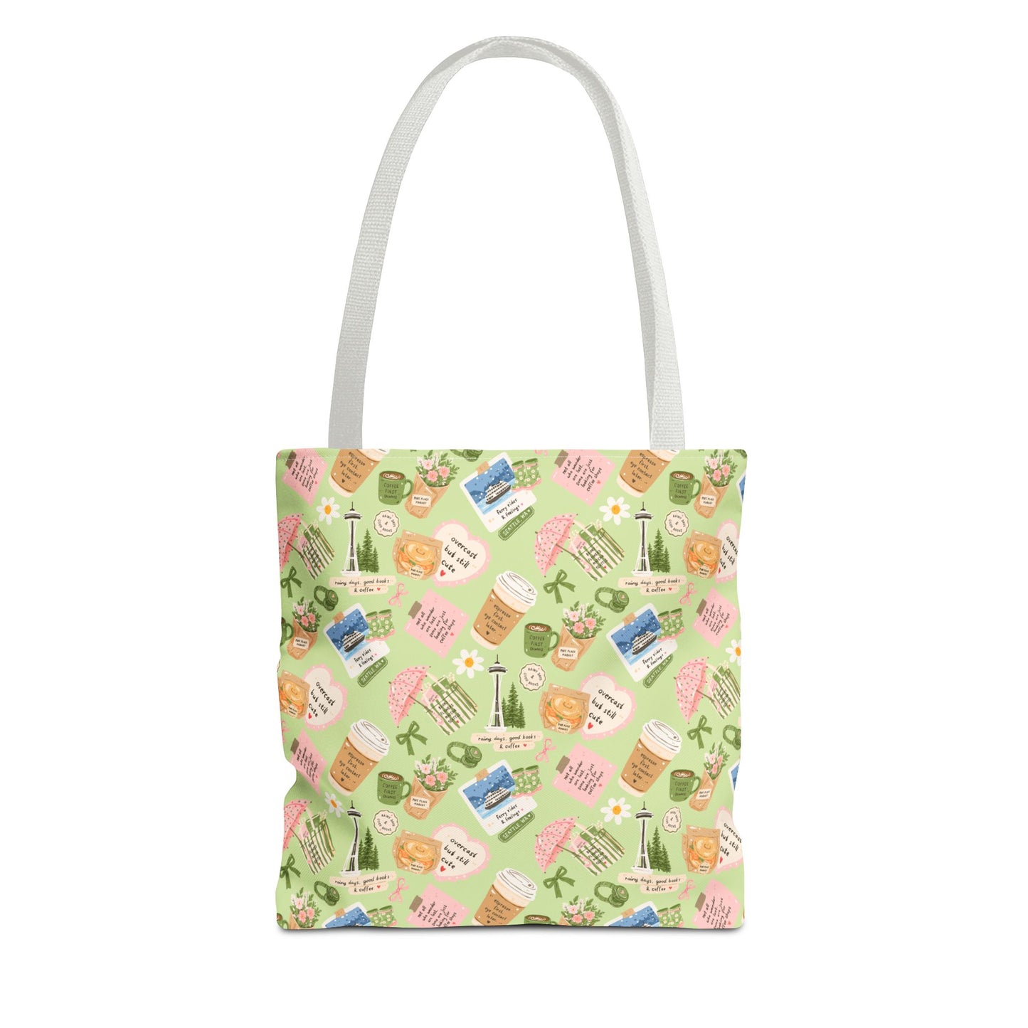 Seattle Coffee Tote Bag | Coffee Seattle Print