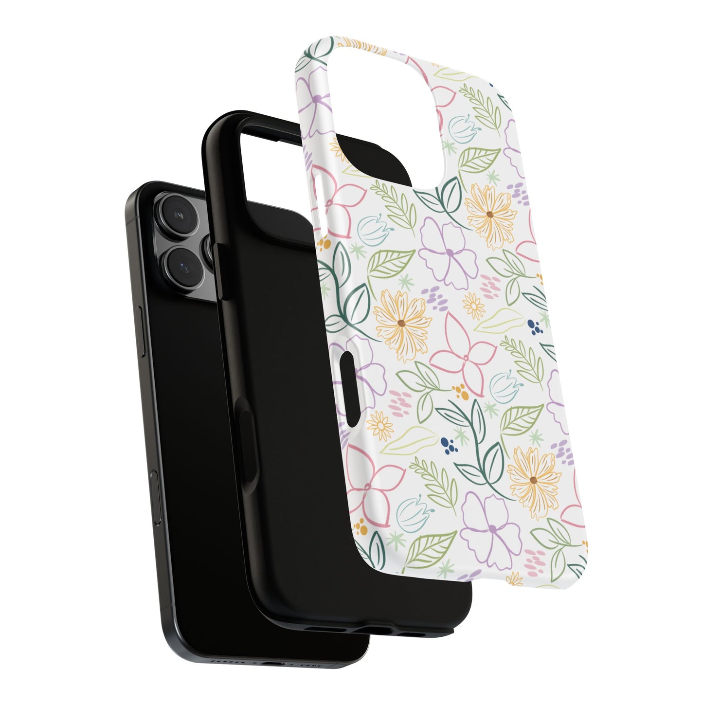 Pastel Floral Pattern Tough Case | Phone Protection, Spring Flowers