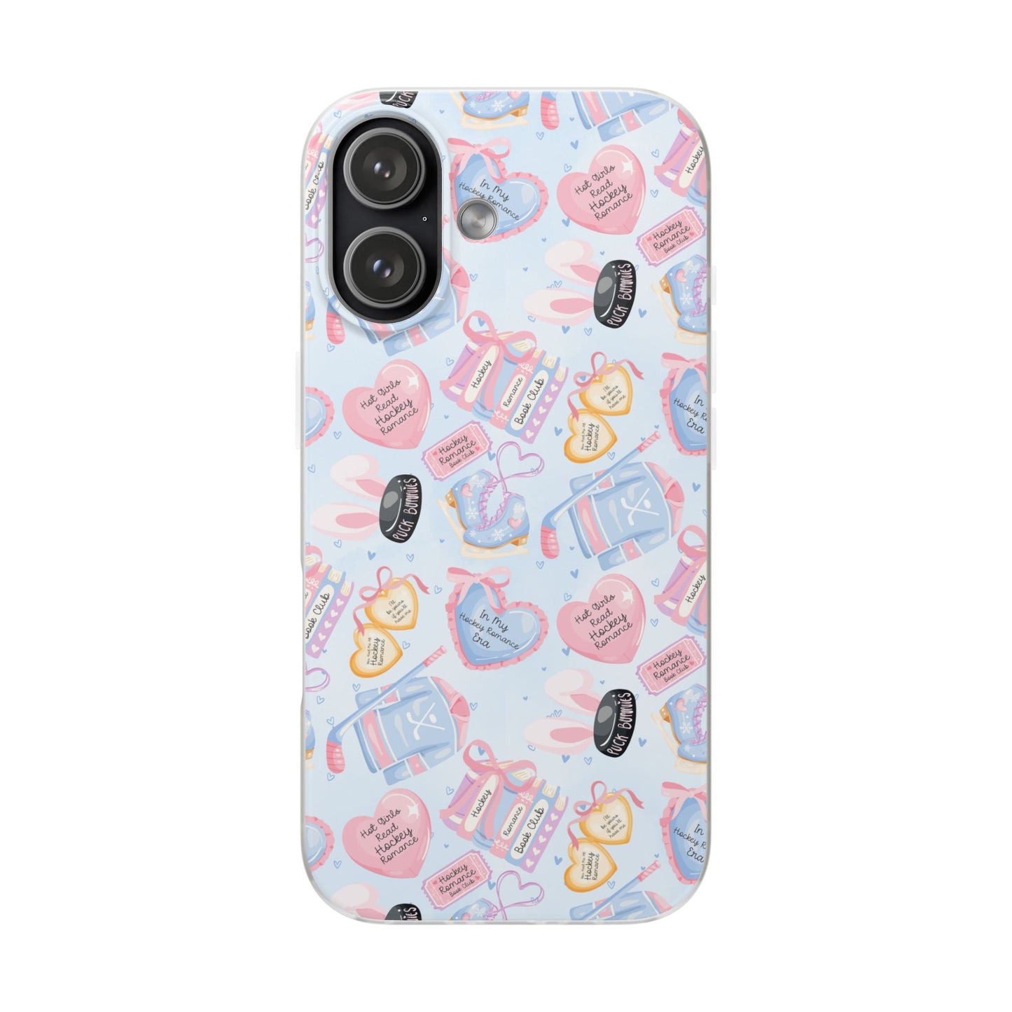 Hockey Romance Book Cute Girly Cases | Phone Case, Soft Protective Sleeve