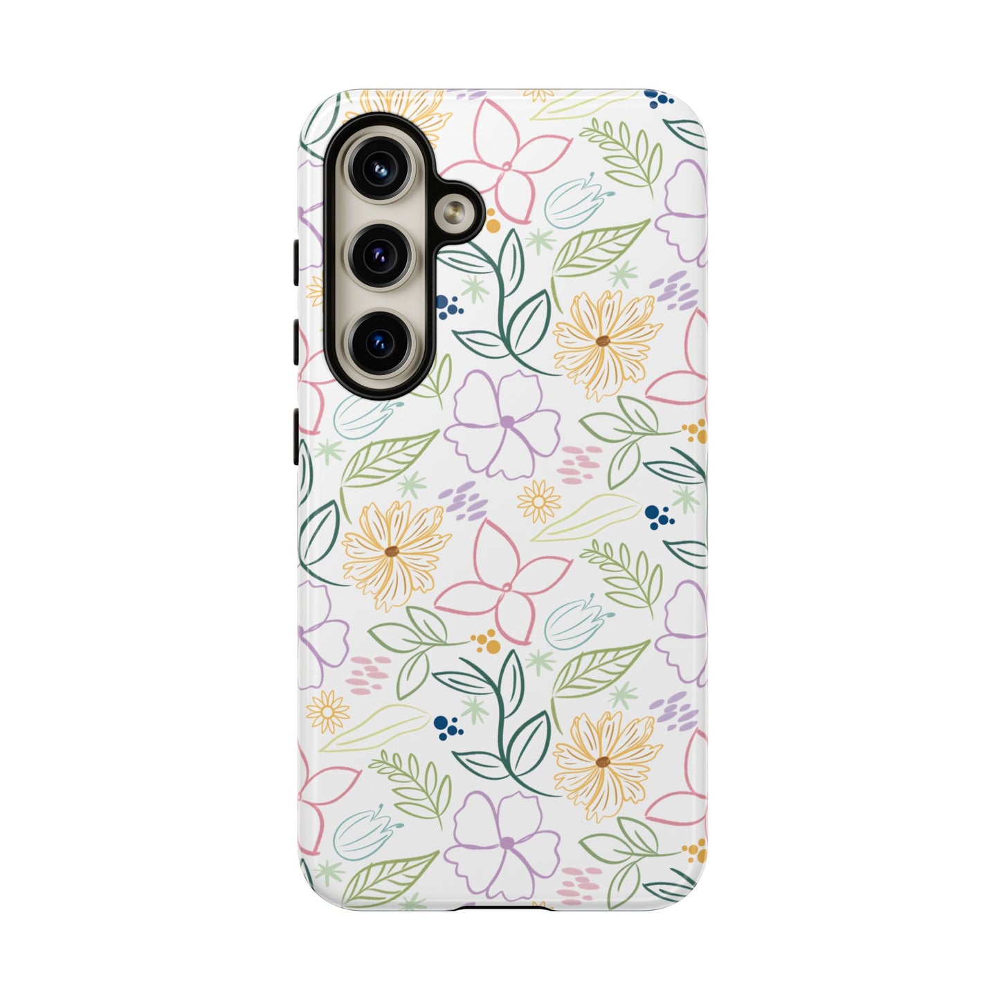Pastel Floral Pattern Tough Case | Phone Protection, Spring Flowers