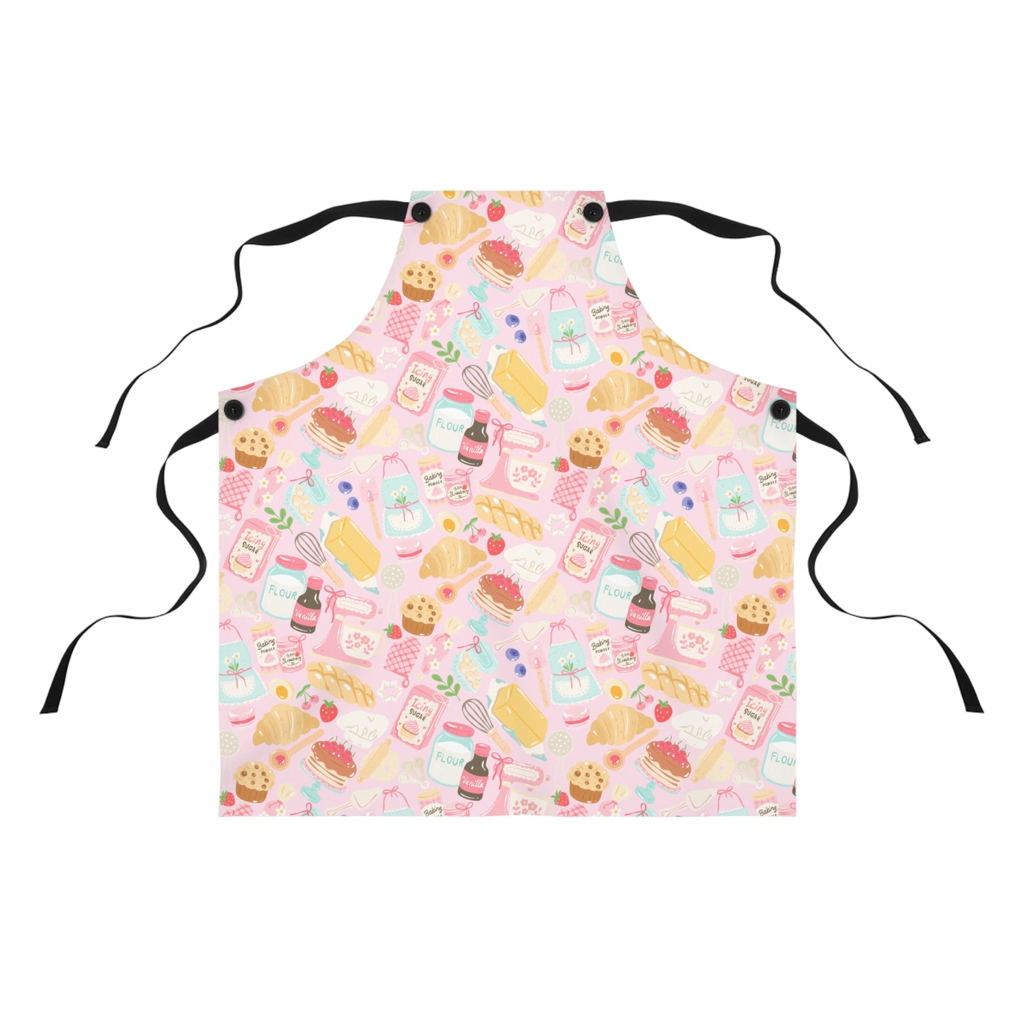 Baking Pattern Apron | Cute Pastries, Mixer, Cookies All-Over Print