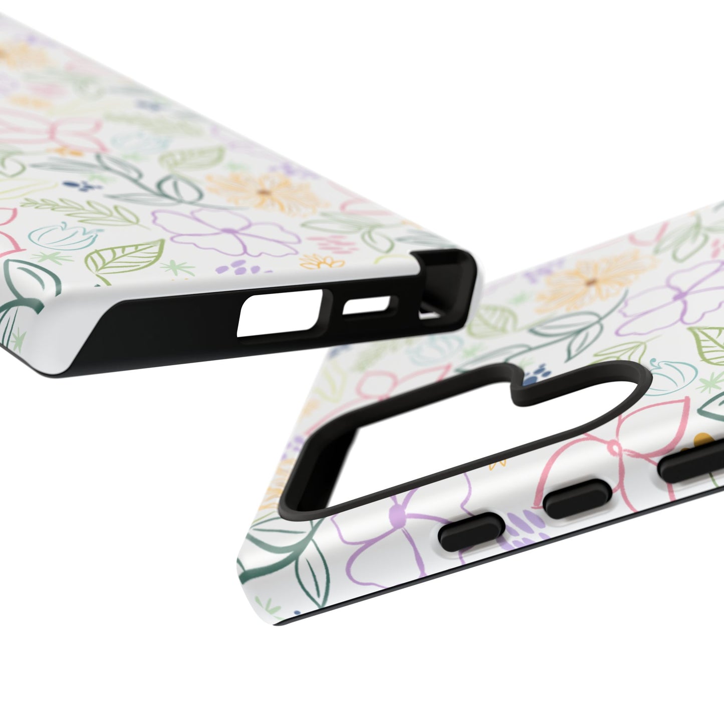 Floral Pastel Phone Case — Delicate Garden Pattern for Samsung & iPhone