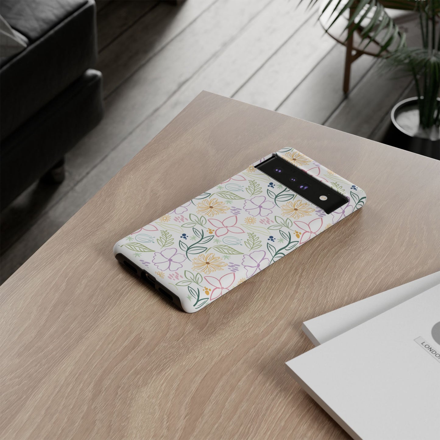 Pastel Floral Pattern Tough Case | Phone Protection, Spring Flowers