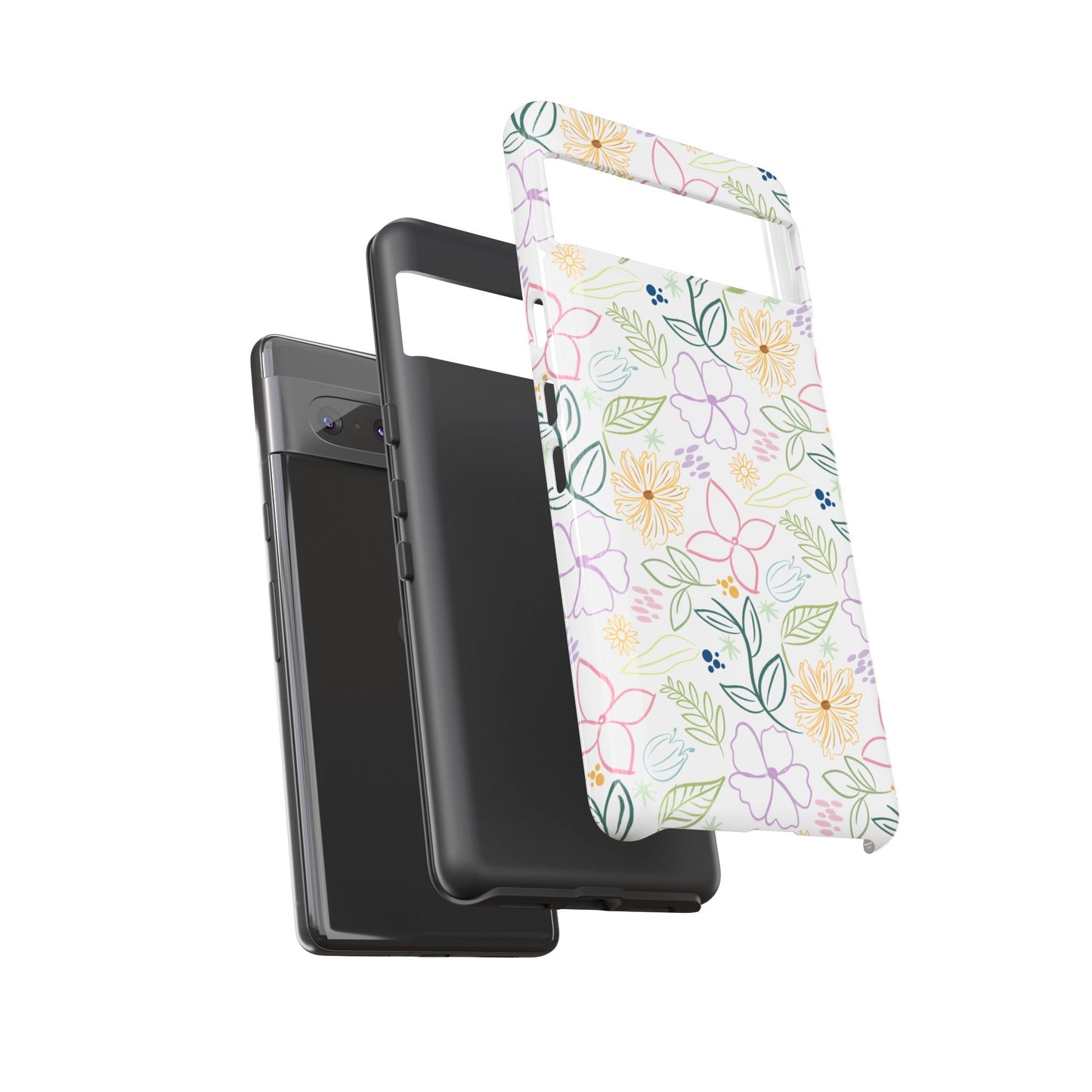 Pastel Floral Pattern Tough Case | Phone Protection, Spring Flowers