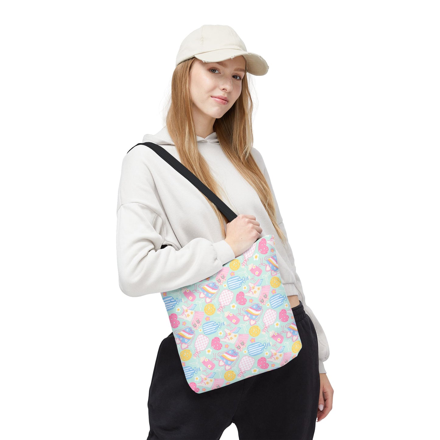 Cute Mint Pickleball Tote Bag — Pickleball Player Beach & Gear Tote