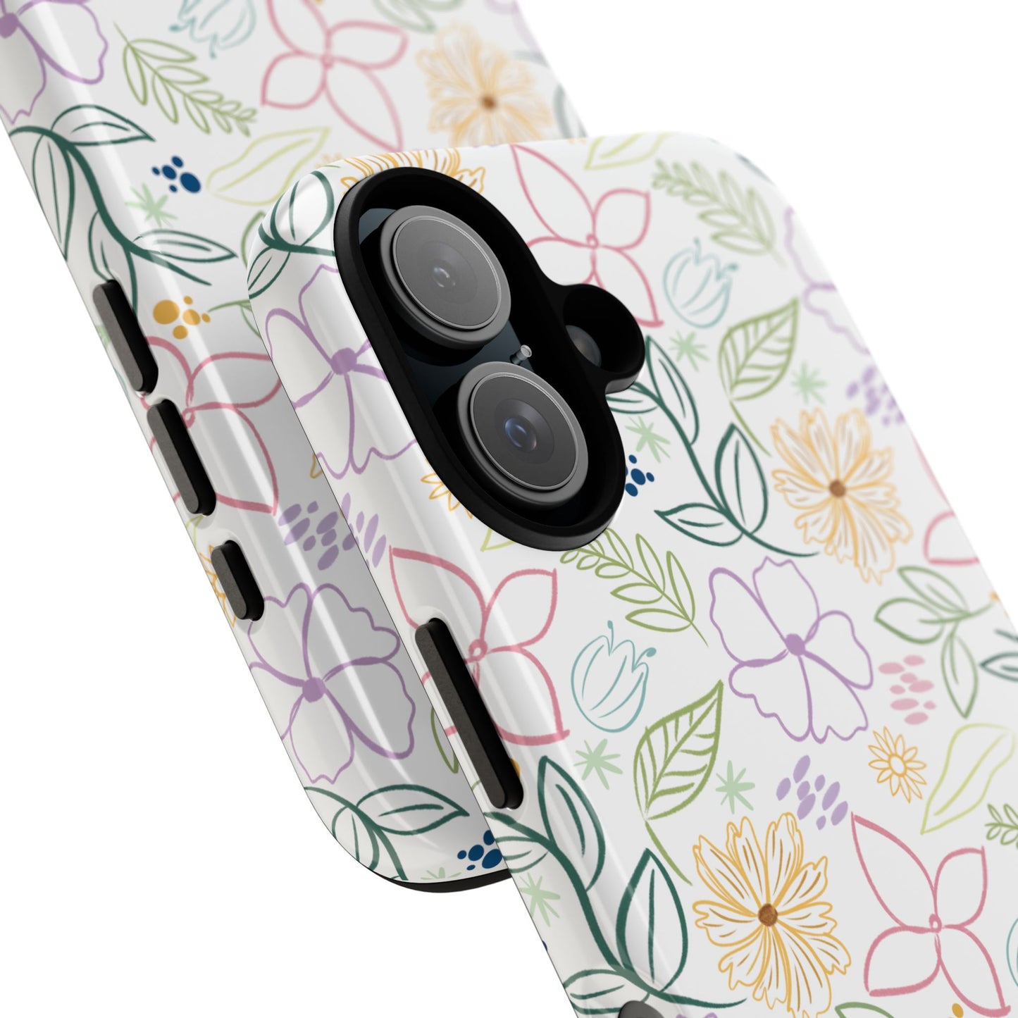 Pastel Floral Pattern Tough Case | Phone Protection, Spring Flowers