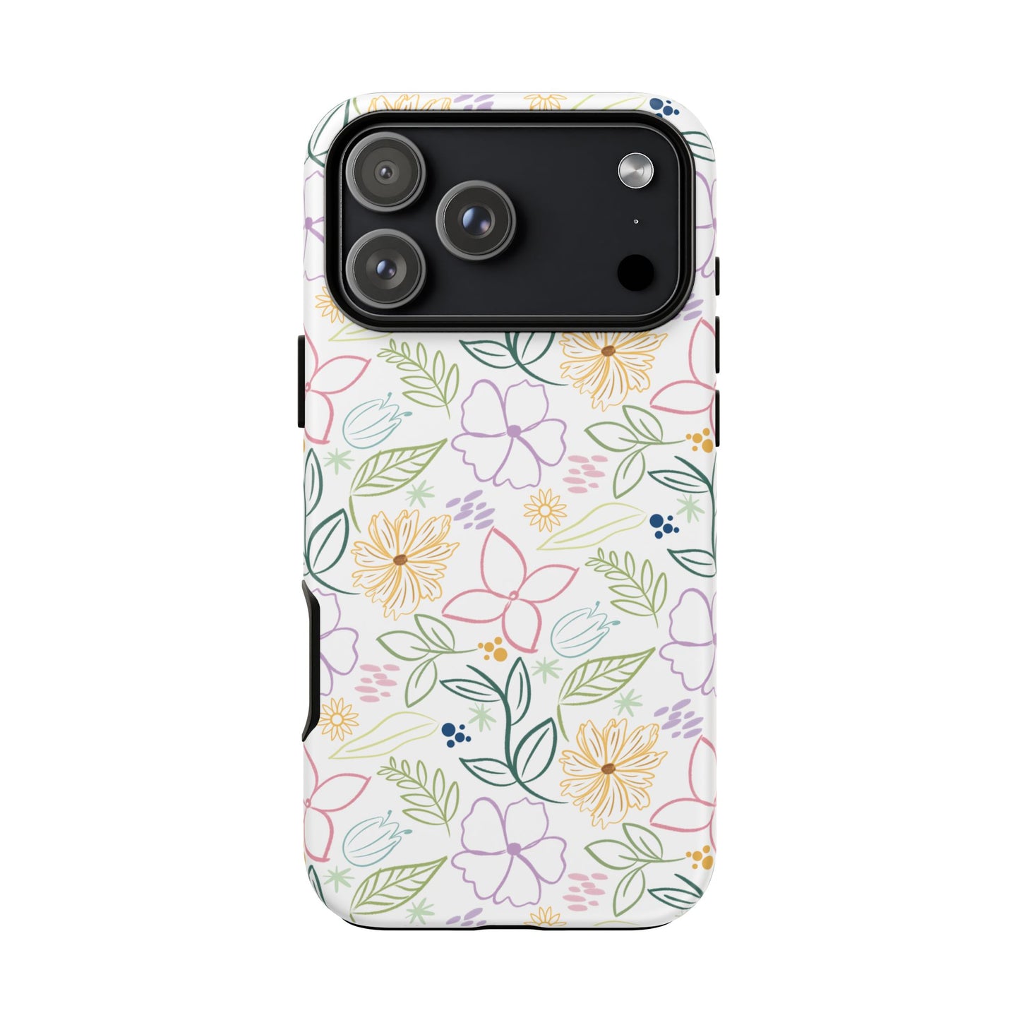 Pastel Floral Pattern Tough Case | Phone Protection, Spring Flowers