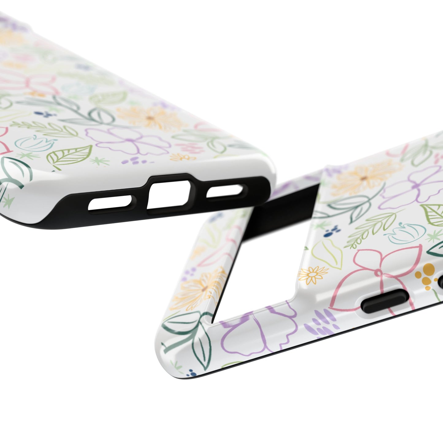 Floral Pastel Phone Case — Delicate Garden Pattern for Samsung & iPhone