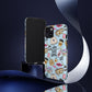 Where You Lead Pattern phone case | Cozy books coffee Stars Hollow Inspired