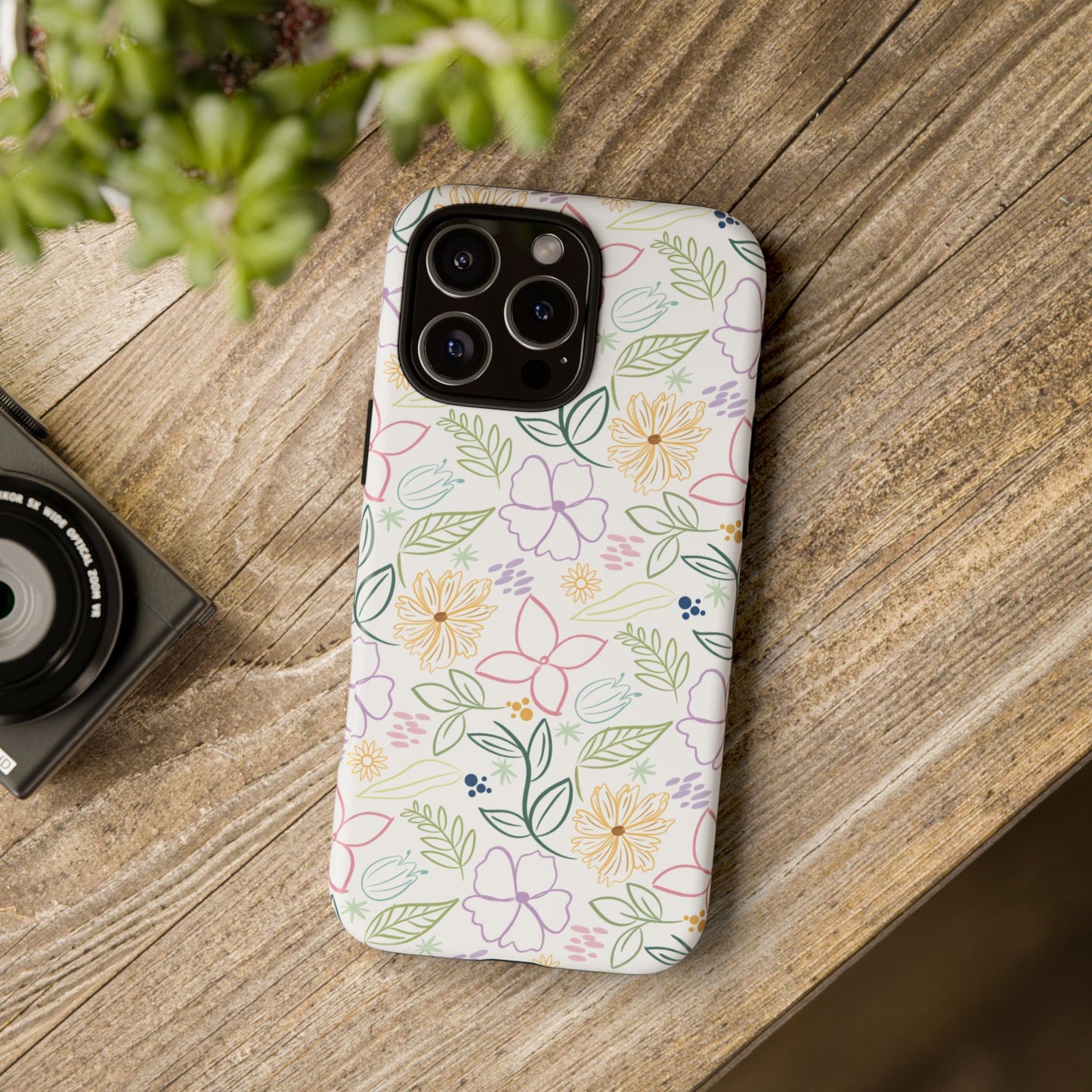 Pastel Floral Pattern Tough Case | Phone Protection, Spring Flowers