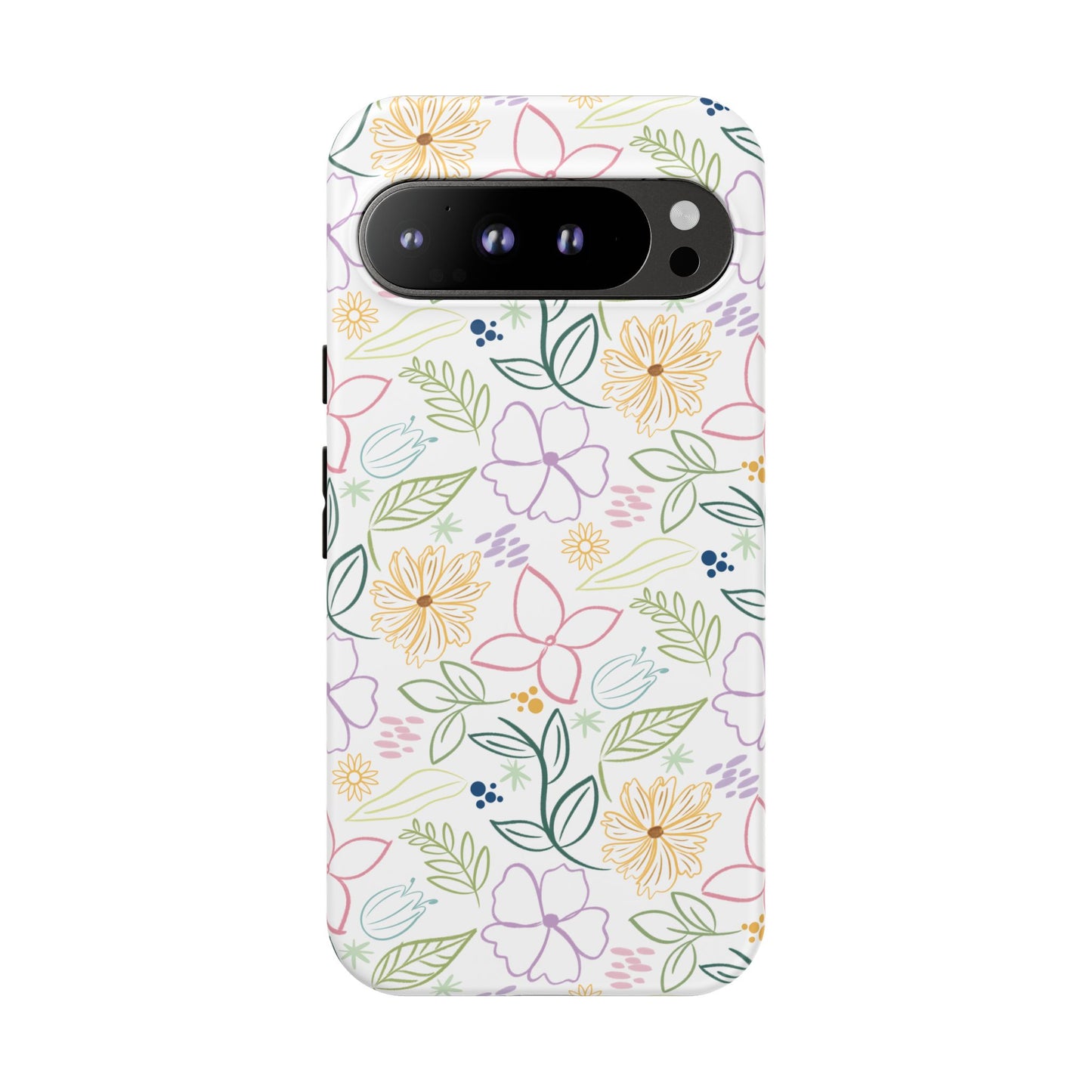 Pastel Floral Pattern Tough Case | Phone Protection, Spring Flowers