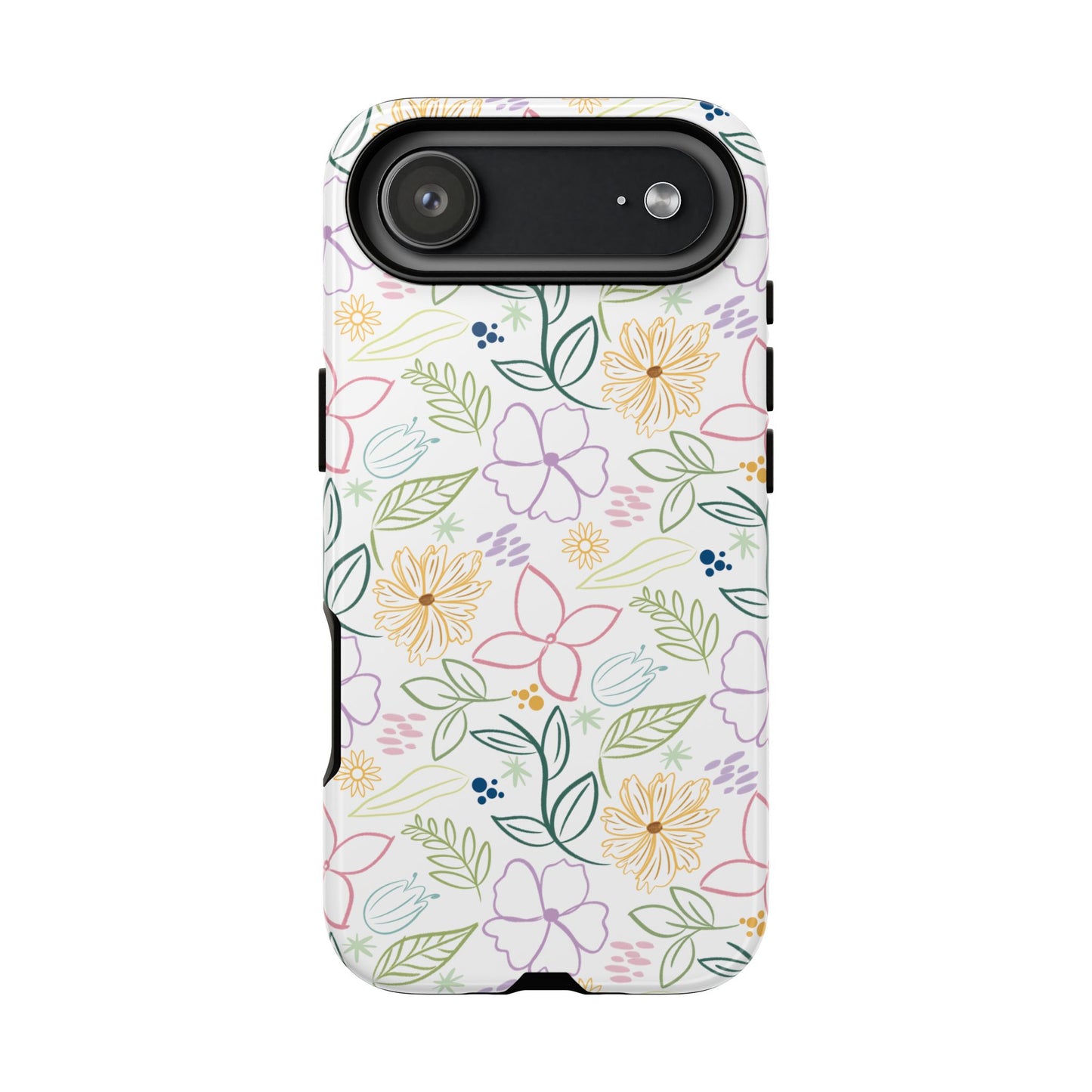 Pastel Floral Pattern Tough Case | Phone Protection, Spring Flowers