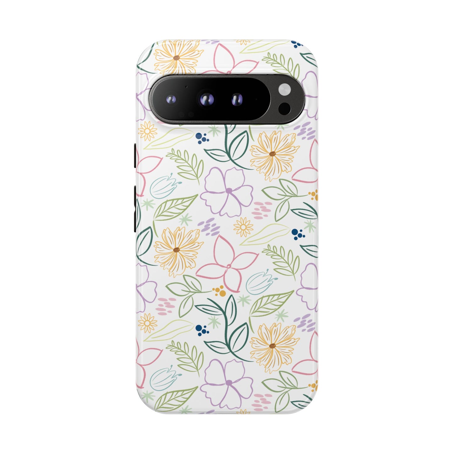 Pastel Floral Pattern Tough Case | Phone Protection, Spring Flowers