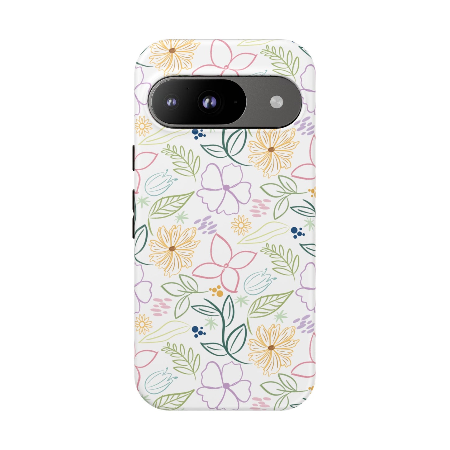 Pastel Floral Pattern Tough Case | Phone Protection, Spring Flowers