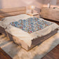 Coffee and Pastries Pattern Velveteen Plush Blanket | Stars Hollow Gilmore Girls Inspired