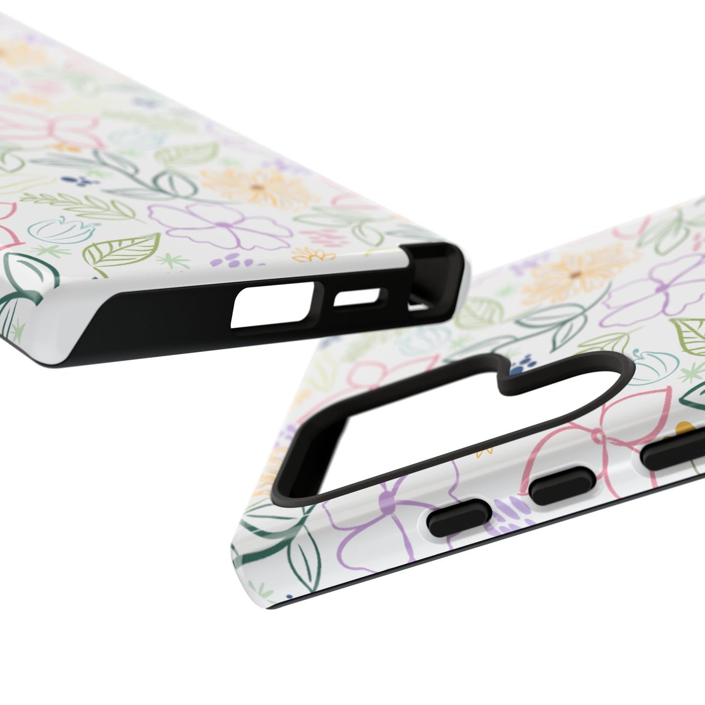 Floral Pastel Phone Case — Delicate Garden Pattern for Samsung & iPhone