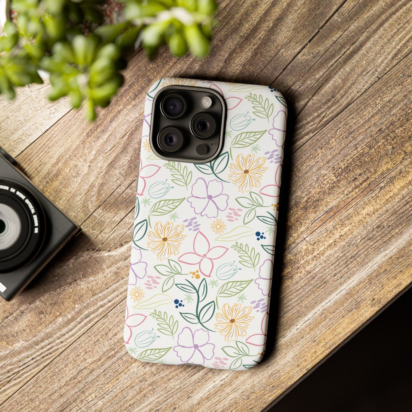 Pastel Floral Pattern Tough Case | Phone Protection, Spring Flowers