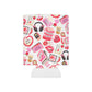 Slow Burn Romance Book Pattern Can Cooler | Cozy Reading Floral Design