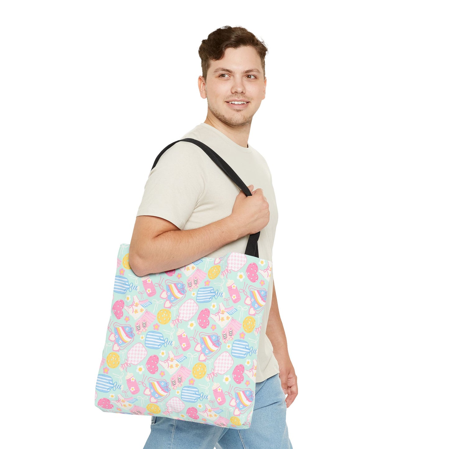 Cute Mint Pickleball Tote Bag — Pickleball Player Beach & Gear Tote