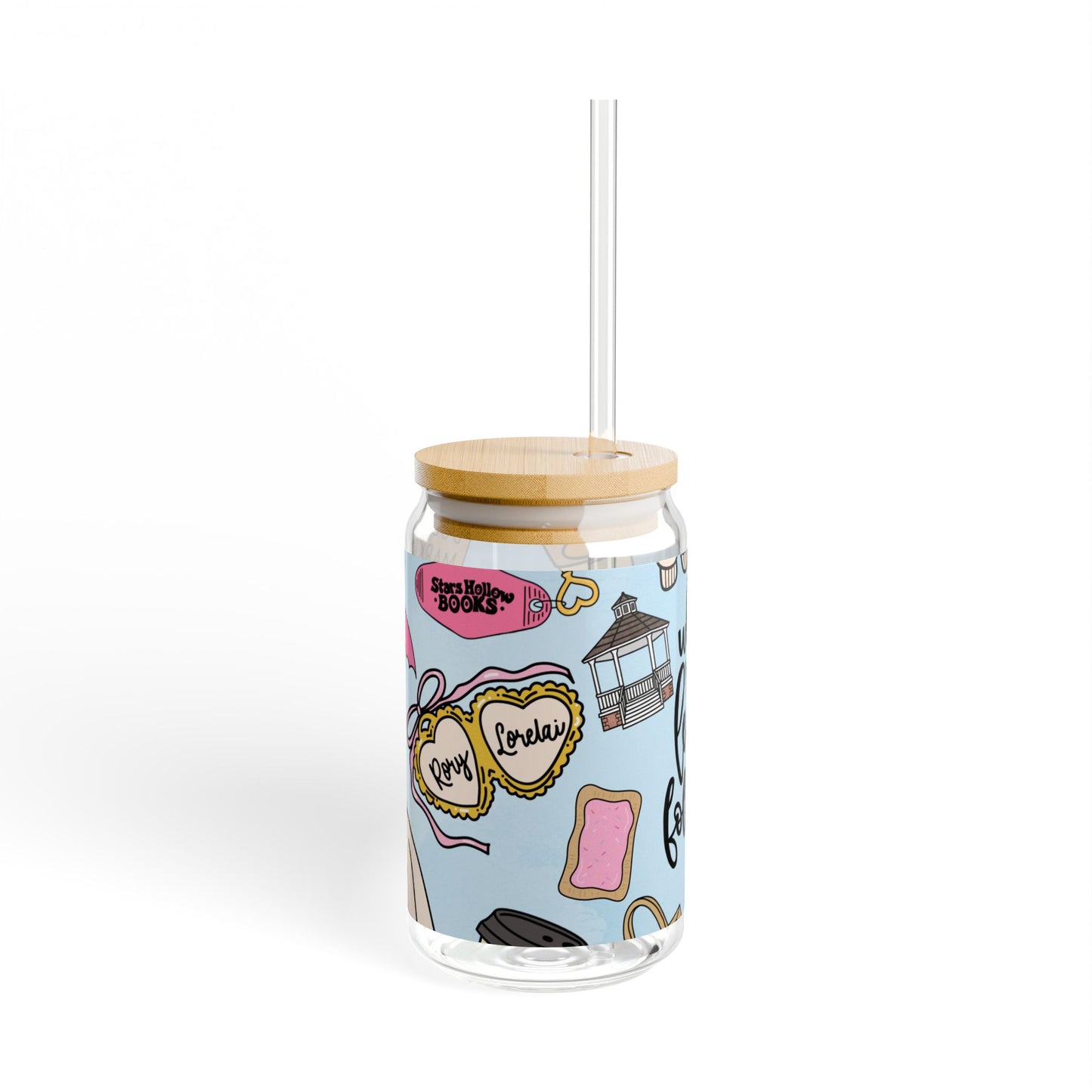 Where You Lead I Will Follow sipper glass | Gilmore Girls inspired 16oz