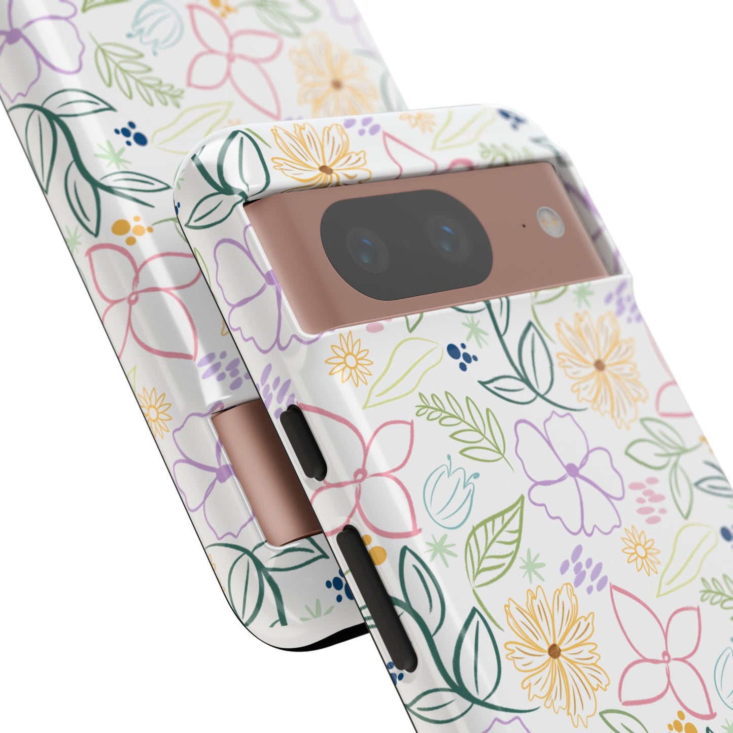 Floral Pastel Phone Case — Delicate Garden Pattern for Samsung & iPhone