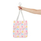 Pink Pickleball Tote Bag | All-Over Print, Sport Court Graphic