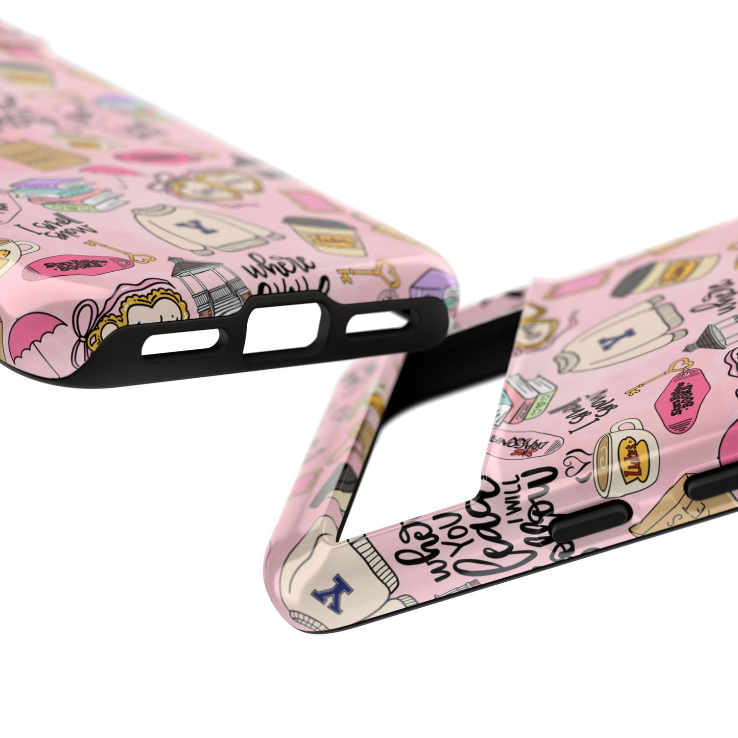 Where You Lead "Tough Cases" Phone Case — Pink Gilmore Girls Tribute
