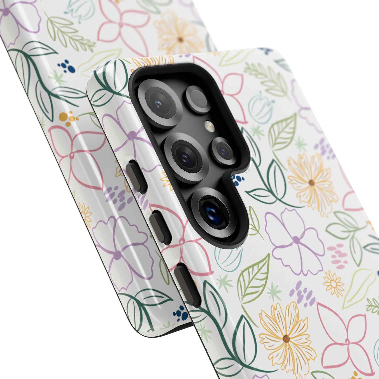 Pastel Floral Pattern Tough Case | Phone Protection, Spring Flowers