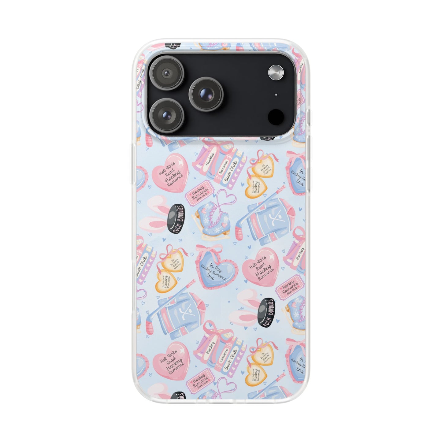 Hockey Romance Book Cute Girly Cases | Phone Case, Soft Protective Sleeve