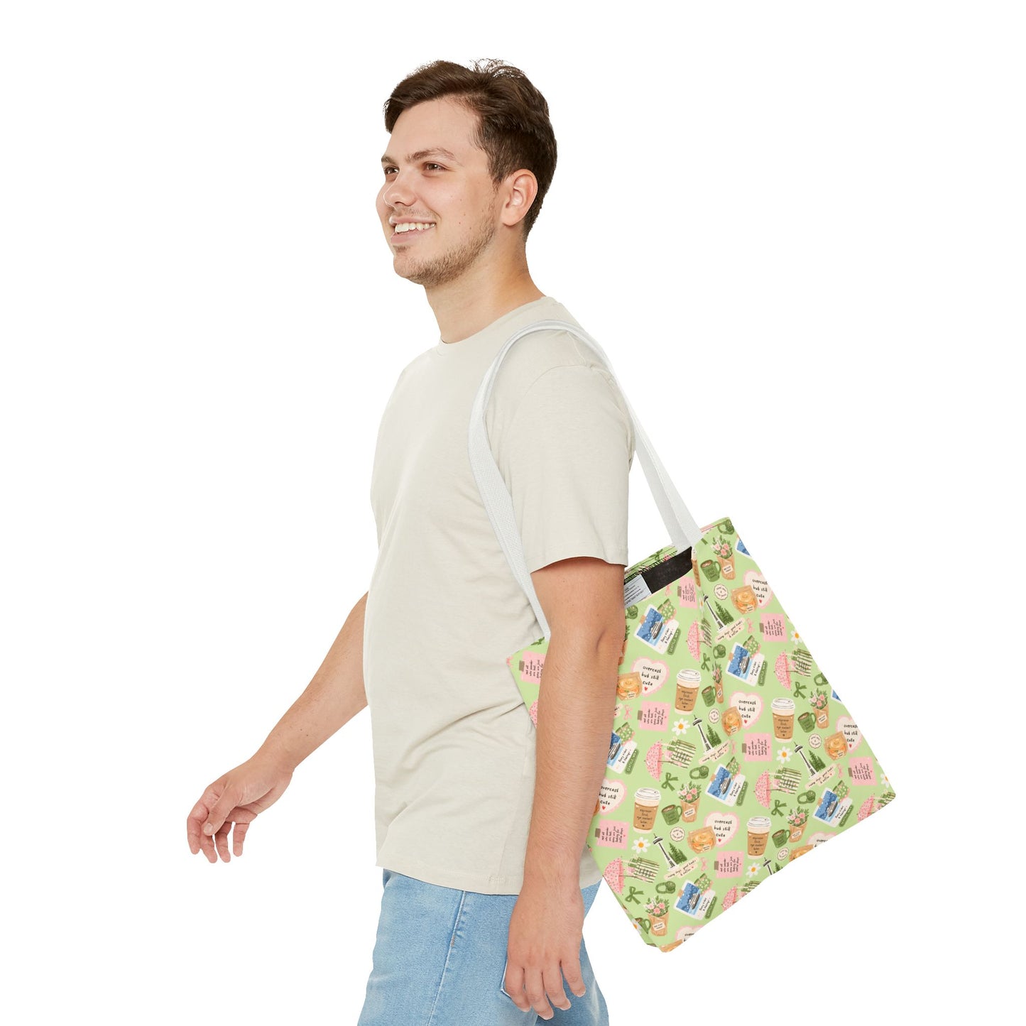 Seattle Coffee Tote Bag | Coffee Seattle Print