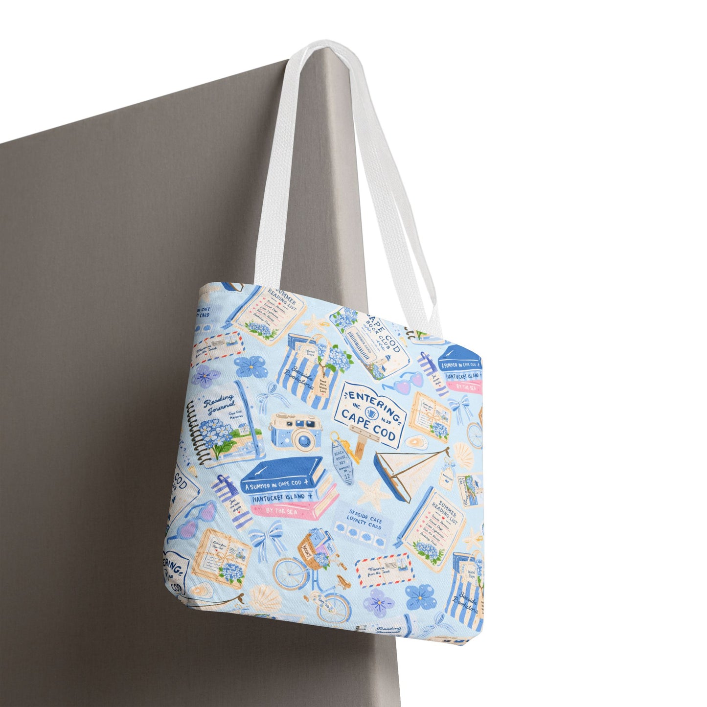 Cape Cod Book Club Tote Bag | AOP All-Over Print Booklover Tote